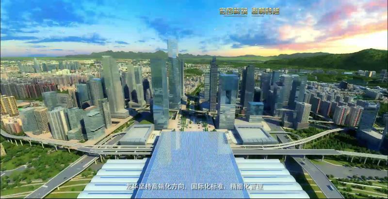深圳龍華城市形象宣傳片，中軸新城，龍舞華章，中國(guó)龍華，打造21世紀(jì)海上絲綢之路橋頭堡的戰(zhàn)略支撐區(qū)